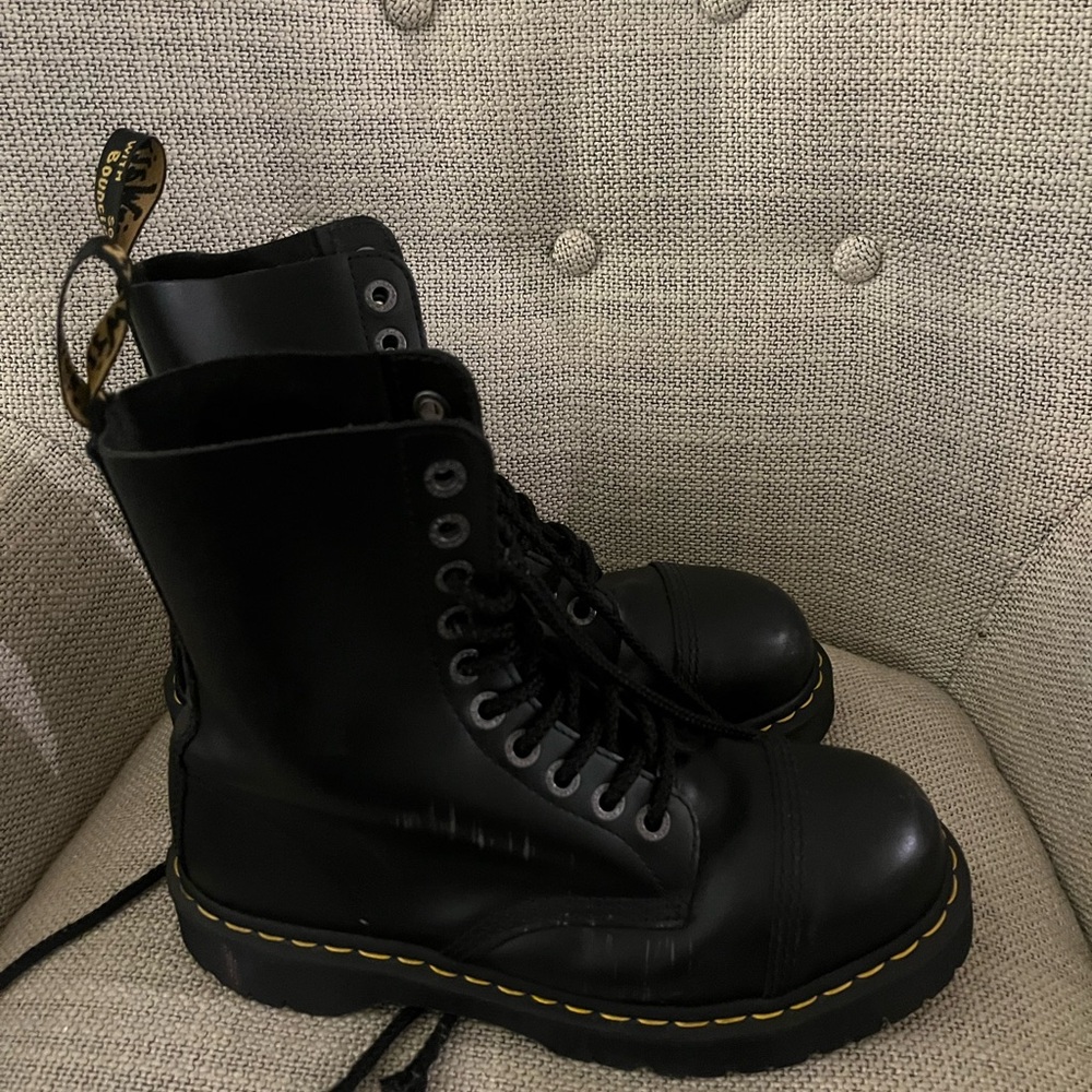 Dr. Martens Black Combat Boots